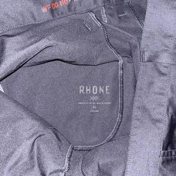 Rhone Commuter Pants Mens 40x32 Straight Black Chino Athletic Casual Performance - Picture 7 of 13